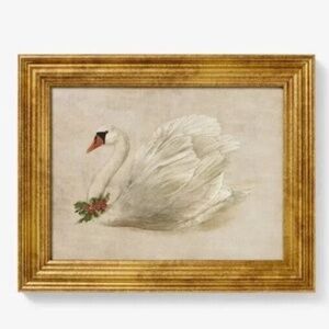 Target Studio McGee 10"x8" Swan Framed Wall Art - Threshold™ design